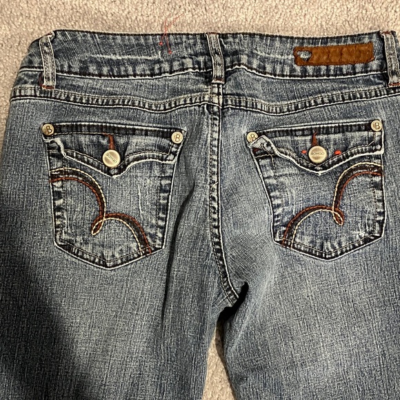 Bongo Fabulous Blue Flared Jeans - Picture 7 of 8